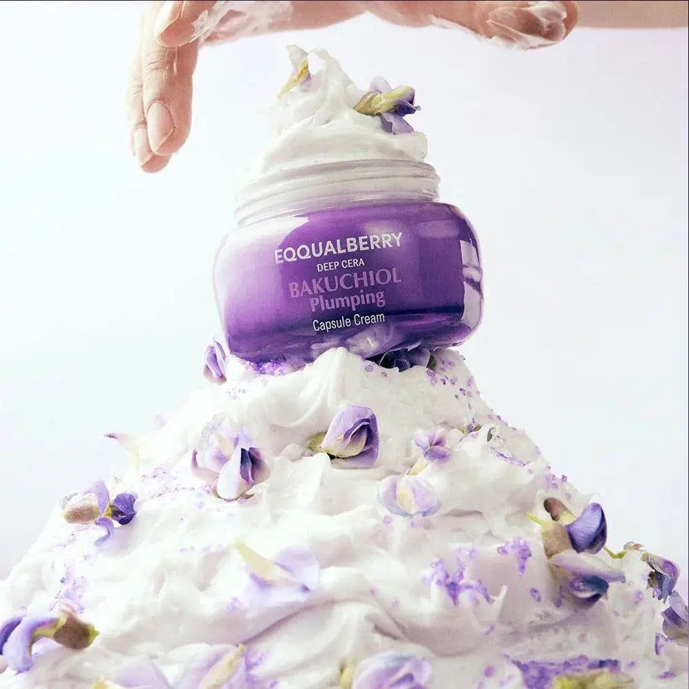 EQQUALBERRY Vitamin C Whitening Serum Bakuchiol Cream Firming Minimize Pore For Sensitive Skin Skincare Product