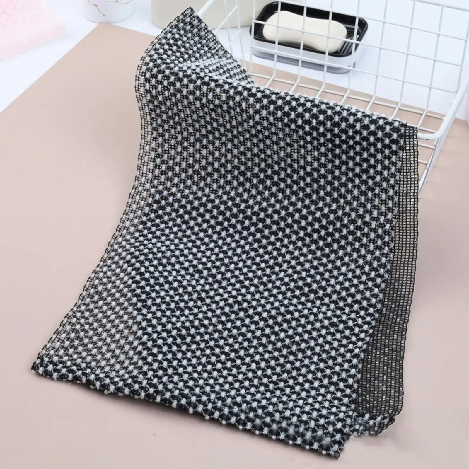 Body scrub towel Rubbing Washcloth Bath Scrubber Nylon Towel Brush for Back Exfoliating Body Scrub Body Wash Bath Supplies