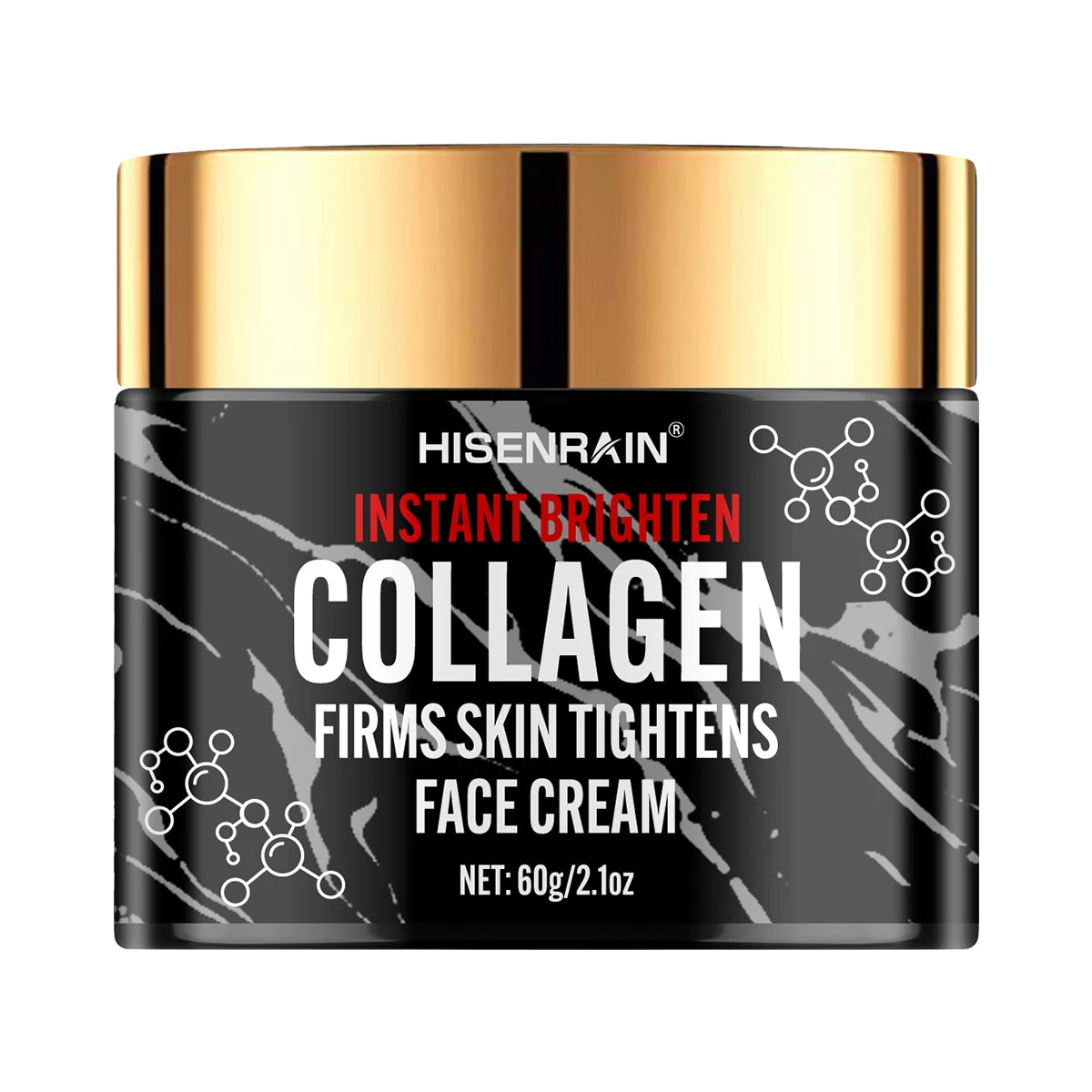 HISENRAIN Collagen & Retinol Face Cream for Men - Intense Moisture, Anti-Aging Hydration, Revitalizing Nourishing Skincare.