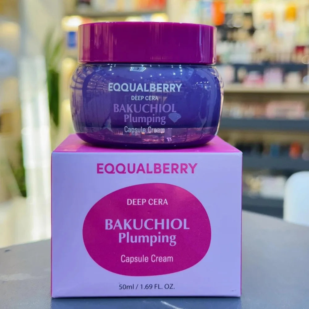 EQQUALBERRY Vitamin C Whitening Serum Bakuchiol Cream Firming Minimize Pore For Sensitive Skin Skincare Product