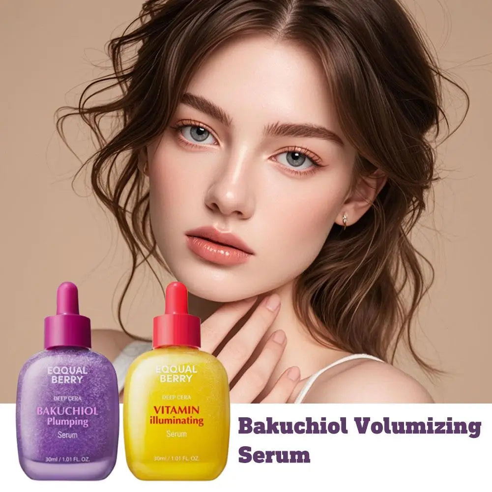 EQQUALBERRY Vitamin C Whitening Serum Bakuchiol Cream Firming Minimize Pore For Sensitive Skin Skincare Product