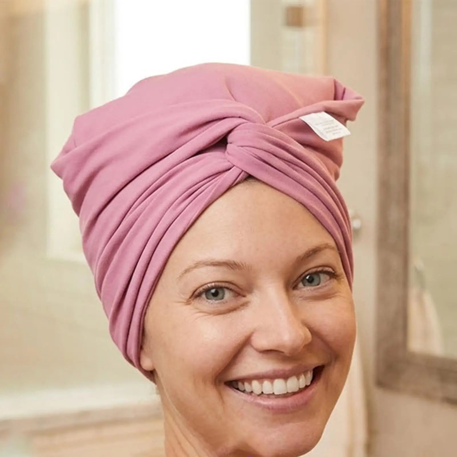 Hair Towel Soft Anti Frizz Super Absorbent Hair Turban Towel for Women Shower Travel Bathroom Apartment Wet Curly Long Short