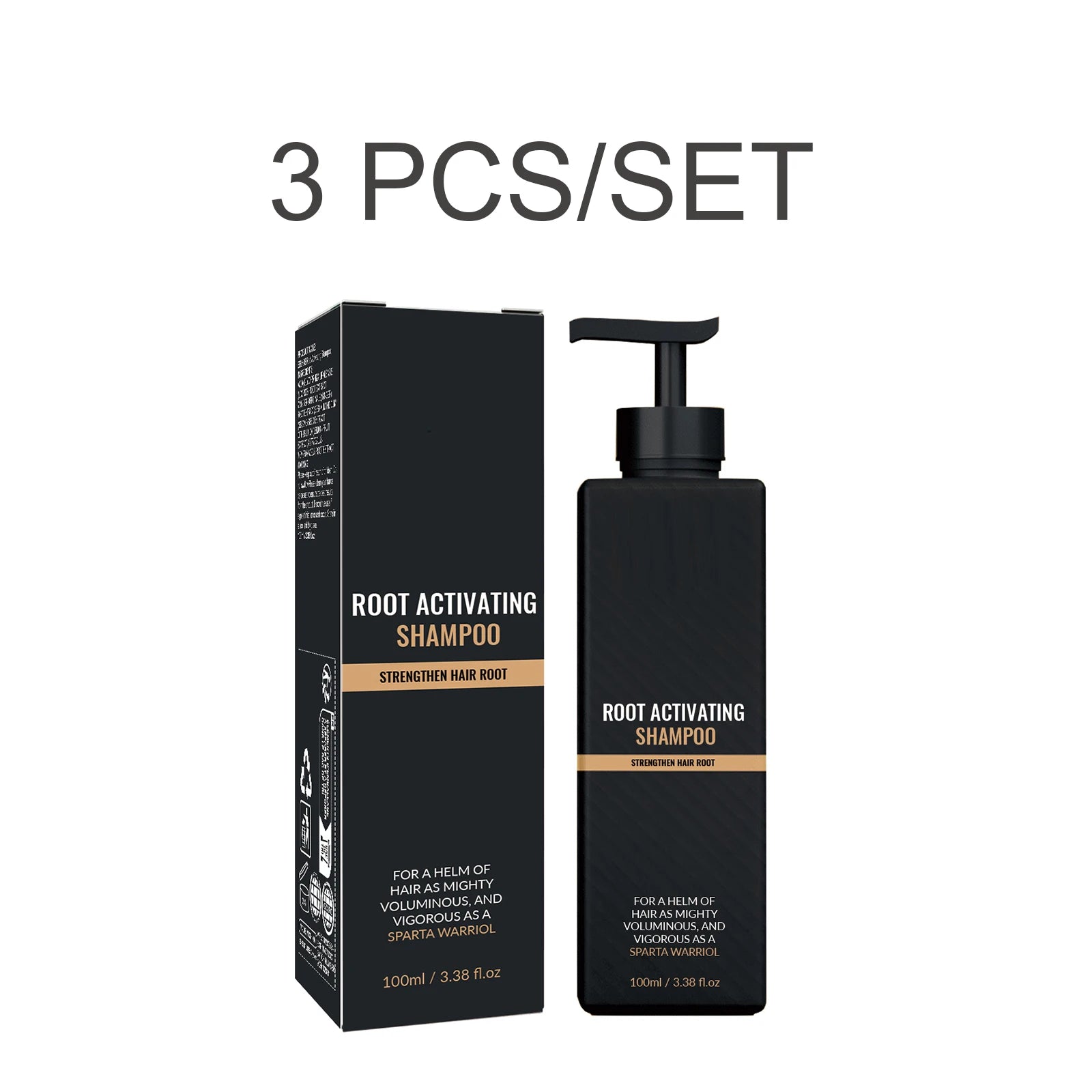 Men Shampoo Scalp Care Shampoo Deep Cleansing Ginger Licorice Volumizing Daily Hair Wash Improve Volume Thinning Hair 100ml
