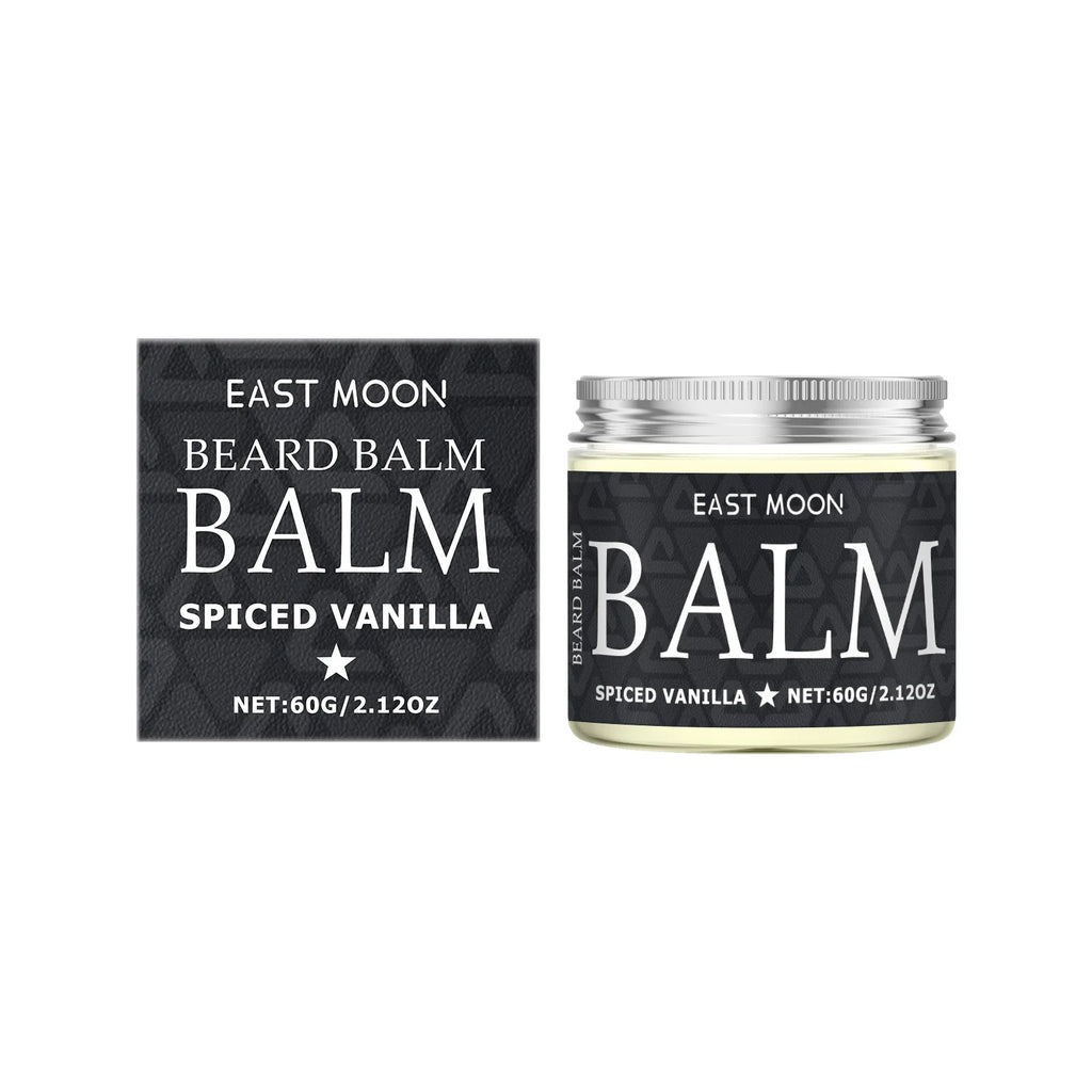 60g Vanilla Beard Keep Smoothing Nourishing Balm Strong Holding Increase Growth Dashing Gentlemen Gifts Men Beard Care Wax