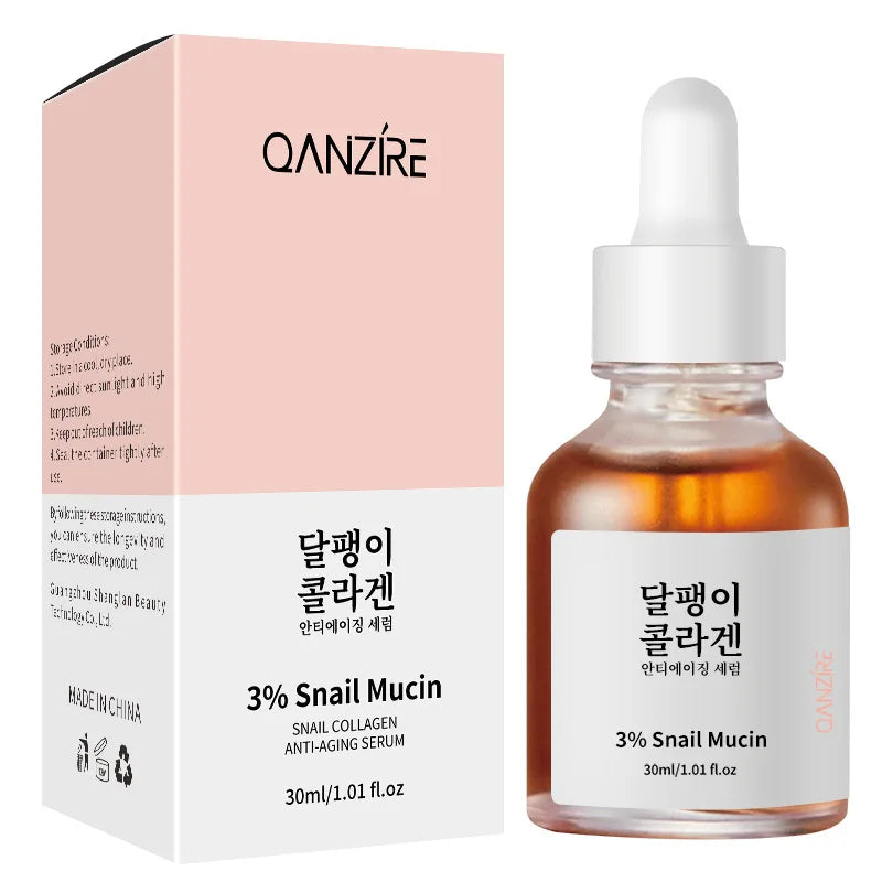 3% Snail Mucin Serum 60% Propolis Nourish Repair Peak Lightweight Moisturizer Non-greasy Skin Essence Revitalizing Facial Serum