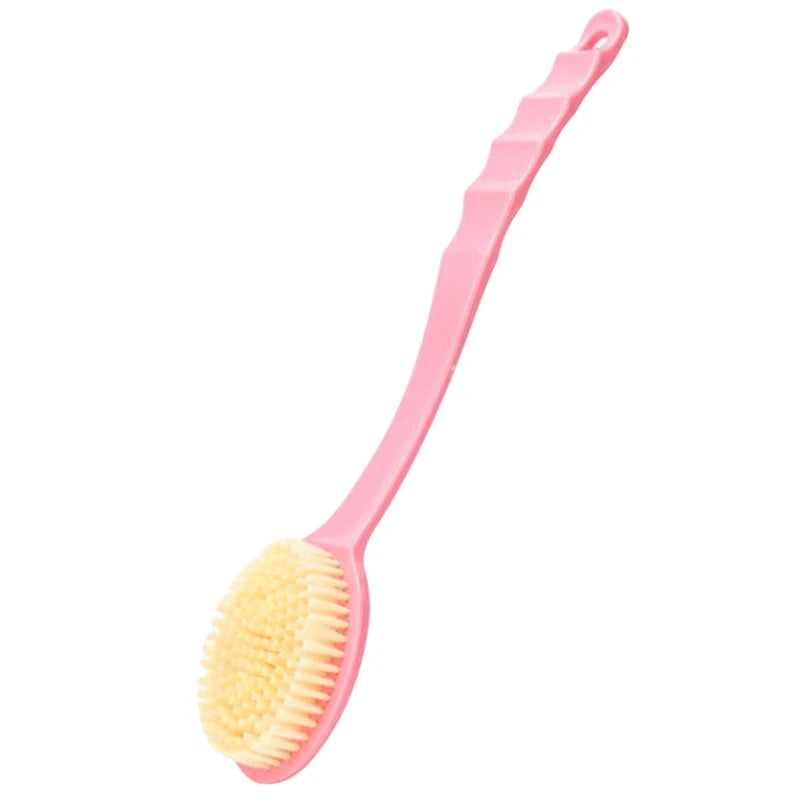 1Pc Long Handle Scrubs Bath Brush Soft Body Scrubber Shower Exfoliating Exfoliator Skin Massager Cleaning Brush