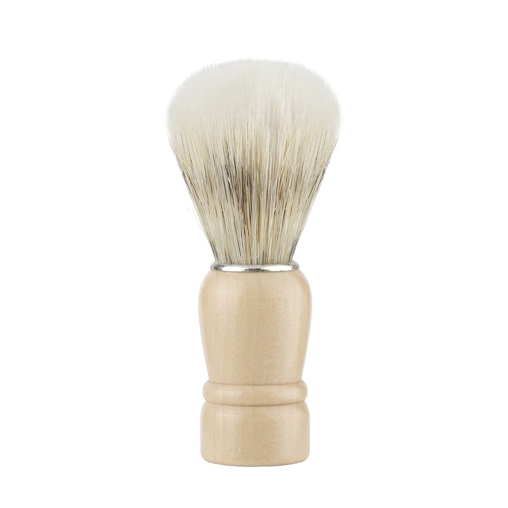 Beard Shaving Brush Makeup brushes 1pcs Wooden Handle Bristle Hair Salon Barber Soap Foam Shave Men Facial Cleaning Tools