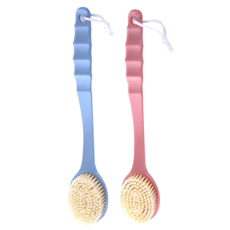 1Pc Long Handle Scrubs Bath Brush Soft Body Scrubber Shower Exfoliating Exfoliator Skin Massager Cleaning Brush